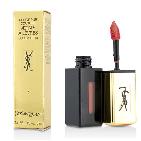 ysl glossy stain corail aquatique|YSL Corail Aquatique (7) Rouge Pur Couture Glossy Stain.